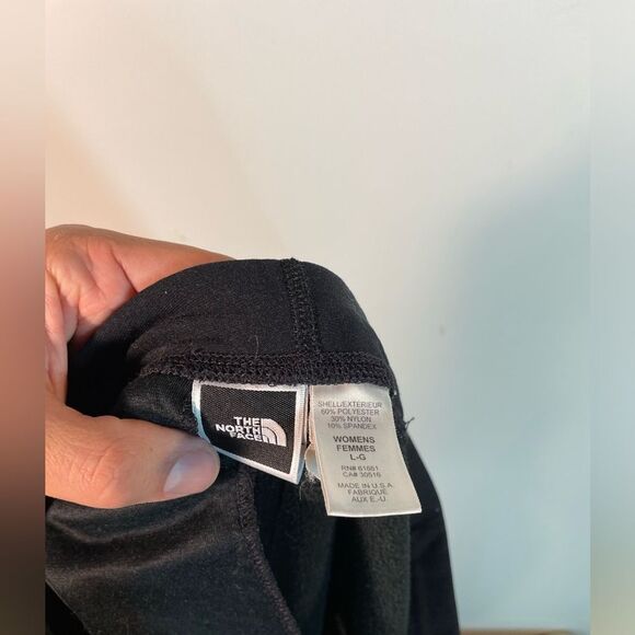 Northface Fleece Lined Drawstring Winter Leggings Women's Large - Picture 10 of 11